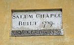 Devon East Budleigh Salem Chapel plaque Chrissie Smiff.jpg